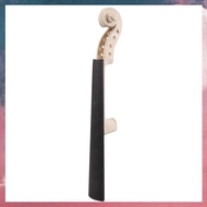 (F B S V)4/4 Size Maple Violin Neck Ebony Fingerboard Violin DIY Kit with Hand Carved Scroll