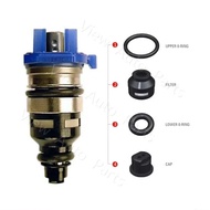 10 Set for Mazda 2.5L V6 FJ220 Fuel Injector Repair Kits Denso 195500-2390 Filter rubber seal orings