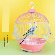Budgie bird cage peony bird small villa metal roof outdoor view bird cage