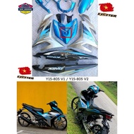 EXCITER 🇻🇳 Y15 V1 V2 COVERSET MX KING CYAN COVER DADA CYAN BLUE STANDARD COVERSET SILVER MX KING BLU