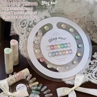 ROUNI R21 ลิมูซีนสีดำรุ่นดีไซน์เรียบง่าย วัสดุชั้นในแบบมีสีสัน แผ่นดิสก์ด้านใน น้ำมันทาเล็บ ความติดแ