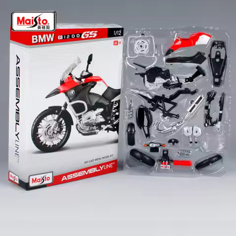 Maisto 1:12 BMW R 1200 GS Assembly Version Alloy Motorcycle Model Diecast Metal Toys Motorcycle Mode