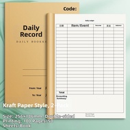 Daily Business Home Finance Record Book