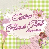 Giegit Studio ~ Handmade Custom Heels ~ Custom Flower Heels Open Toe - Request Custom Open Toe Heels