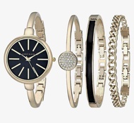 Anne Klein Bangle Watch and Bracelet Set