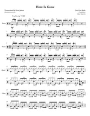 Goo Goo Dolls - Here Is Gone: Drum Sheet Music Evan Jaslow