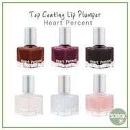 [Heart Percent] Top Coating Lip Plumper 6 colors 4g lip gloss