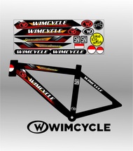 SETIKER BUAT SEPEDAH / STRIPING VARIASI WIM-CYCLE BIKE SEPEDA STIKER UNIVERSAL MOTIF SIMPLE STRIPING