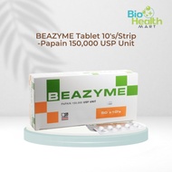 Beazyme Tablet 10's/strip -Papain 150,000 USP Unit