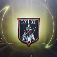 超時空要塞MACROSS VF-1S VALKYRIE VF-25 LXXI 一条輝 女武神 徽章Logo 魔術貼戰術士氣章 （刺繡款-盾型胸肩章） 襟章