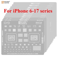 Amaoe For 6~17 Pro MAX BGA Reablling Stencil A8~A19 Motherboard CPU IC Chip Planting Tin Template So