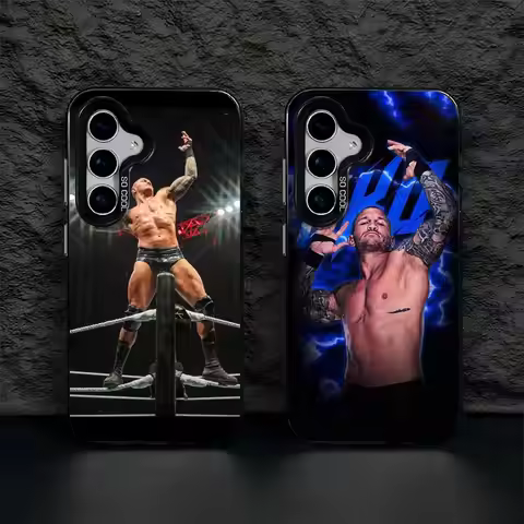 Wrestling Star R-randy orton Phone Case IMD Colorful Phone Case Silver Cover Suitable for amsung Gal