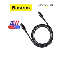 Cáp sạc nhanh PD20W Baseus Tungsten Type-C to Lightning dây dù siêu bền dài 100CM/200M cho iPhone/iP