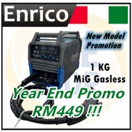 Q-weld M16 ENRICO MIG WELDING MACHINE 1kg Fluxcore , tanpa gas / gasless flux core , arc , inverter 