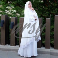 hk3 Ajwa set syari by Arsy Gamis umroh ready gamis syar'i hitam