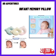 Baby Pillow Infant Memory Pillow Head Shaping Pillow for Baby Prevent Flat Head Ergonomic Pillow