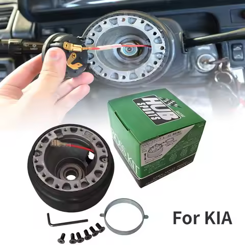 For KIA HUB 6 Bolt Hole Racing Steering Wheel Hub Adapter Boss Kit Universal
