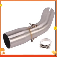 For  SV650 SV650X SV650S 2016-2024 Exhaust Escape Modified Mid Link Pipe Motorcycle Replacement Part