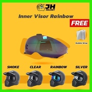 Silver Inner Visor Glass for Cakil HBC Helmet | Premium Imported Cakil Helmet Visor