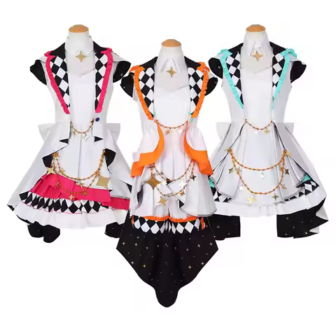 Cute Anime Project Sekai Colorful Stage kagamine rin Mikuu Cosplay Costume Jump Kawaii Dress Hallowe