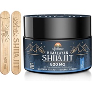Ajoblanco 800 Mg Resin Shilajit Himalaya, Shilajit Organik Himalaya Tulen, Suplemen Shilajit dengan 
