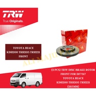 (2 pcs) TRW Disc Brake Rotor Front for DF7317 Toyota Hiace KDH200 TRH203 TRH221 (285mm)
