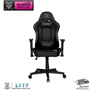 NUBWO Gaming Chair L117 มีให้เลือก 5 สี ปรับได้ 180 องศา เก้าอี้เกมมิ่งเพื่อสุขภาพ เบาะนั่งสบาย ของแท้มีรับประกัน 6 เดือน Gray One