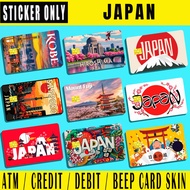 JAPAN - (SKIN CARD STICKER) ATM/CREDIT/DEBIT/BEEP CARD STICKER LAMINATED