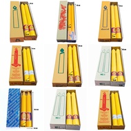 Candles For The Buddhist Lent A Pair Of Smooth Candle No.1 No.2 No.3 No.5A No.10 12 No.21 20 Inches 