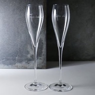 (一對價)160cc【SPIEGELAU】結婚祝杯德國Hybrid白金玻璃香檳對杯