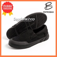 Sepatu Patrobas Cloud SLIPON Allblack / Patrobas Cloud SlipOn Allblack