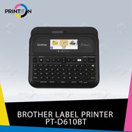 [ORIGINAL] PT-D610BT PT D610 Brother P-touch Desktop Bluetooth and PC Connectable Home and Office Po