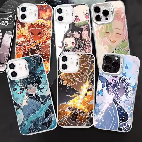 Demon Slayer Anime Case Cover For VIVO V50 Lite Y04 Y29 V40 Y100 Y19S Y20i Y16 Y36 Y15S A18 Y02 V23E