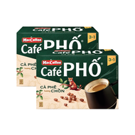 Combo 2 Hộp MacCoffee Cafe PHỐ Cà phê hương chồn (hộp 10 gói x 16g)