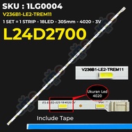 BACKLIGHT TV TCL 24 Inch L24D2700 24D2700 V236B1-LE2-TREM11