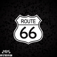 TLP Hollow Car Sticker No. 66 Road Sign logo logo Club Rider Club Sticker Motorcycle