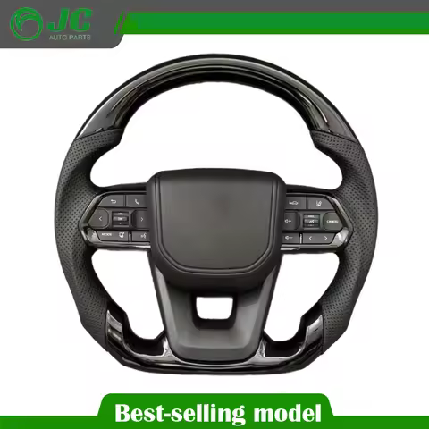 Carbon & Leather Steering Wheel For Toyota GT86 Fortuner FJ Cruiser Hiace Land Cruiser LC70/76/79 Cr
