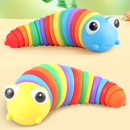 🌈Tiktok ของเล่นหนอน🌈 ของเล่นเด็ก หนอนของเล่น Fidget slug caterpillar toy รถของเล่น รถเด็กเล่น หมุนได