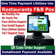 Restaurants F&B Cafe POS System - 4 Month Instalment Payment Available - One Time Payment Lifetime U
