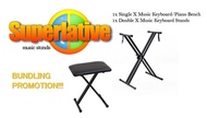 Keyboard Stand Keyboard Bench Piano Keyboard Stand Keyboard Chair Music Double X Piano Stand