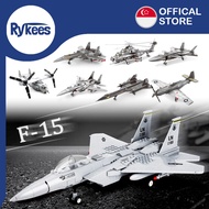 RYKEES Bricks Air Force Fighter Plane Lego compatible | F15, J20, Apache Helicopter