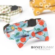◎honeybunny cherry no daisy~cat bow tie safety buckle escape collar bowknot pet bell