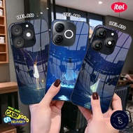 Softcase Glass For ITEL A50, A70 & A80 - Case Handphone ITEL A50, A70 & A80 [T80].