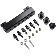 Motoforti Universal Vacuum Block Intake Manifold Kit, Turbo Wastegate Boost Block Intake Manifold, 6