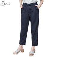 Pena house  กางเกงลำลองขายาว 6 ส่วน ทรง Pegged Pants POPL112201