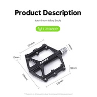 New Bearing Aluminum Alloy Pedal Mountain Bike Pedal Road Bike Pedal Pedal Pedal Bike Pedal