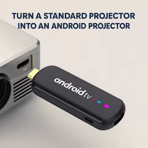 H96 Max L3 Android 14 TV Stick Amlogic S905L Quad Core 4K Video WiFi BT Voice Assistant Remote Contr