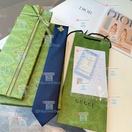 GucciGUCCI 古馳 深藍色金色蜜蜂刺繡7 呔 送禮 領帶 tie 煲呔 HKPOWERBUY 情人節 禮物 聖誕節