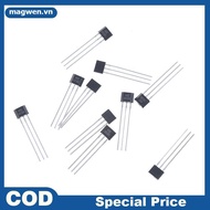 magwen 10pcs Hall element 49E OH49E SS49E linear Sensor Hall sensor VN