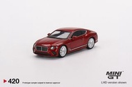 [預訂] MINI GT Bentley Continental GT Speed 2022 Candy Red | [Pre-order] MINI GT Bentley Continental G